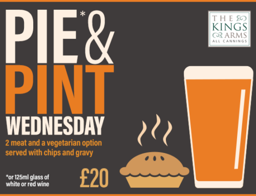 Pie and a Pint Wednesday