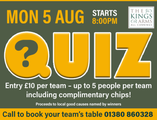 Mon 5 Aug Quiz Night