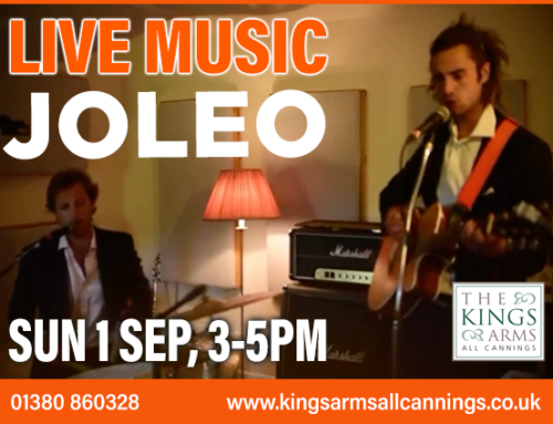 Live Music from Joleo – Sun 1 Sep