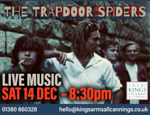 Sat 14 Dec Trapdoor Spiders – live music