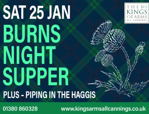 Sat 25 Jan – Burns Night Supper